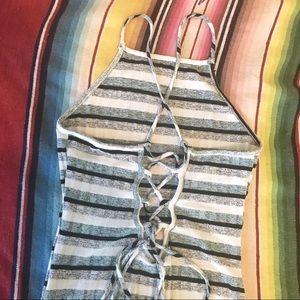 Urban Outfitters Lace-up Body Suit